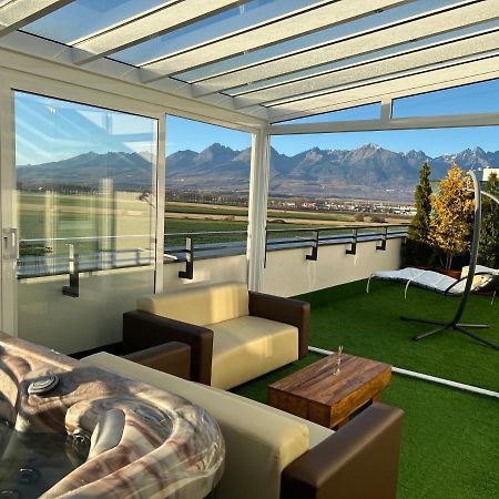Tatra Billetee Apartman S Luxusnym Vyhladom Na Vysoketatry A Sukromnym Wellness Попрад Екстер'єр фото
