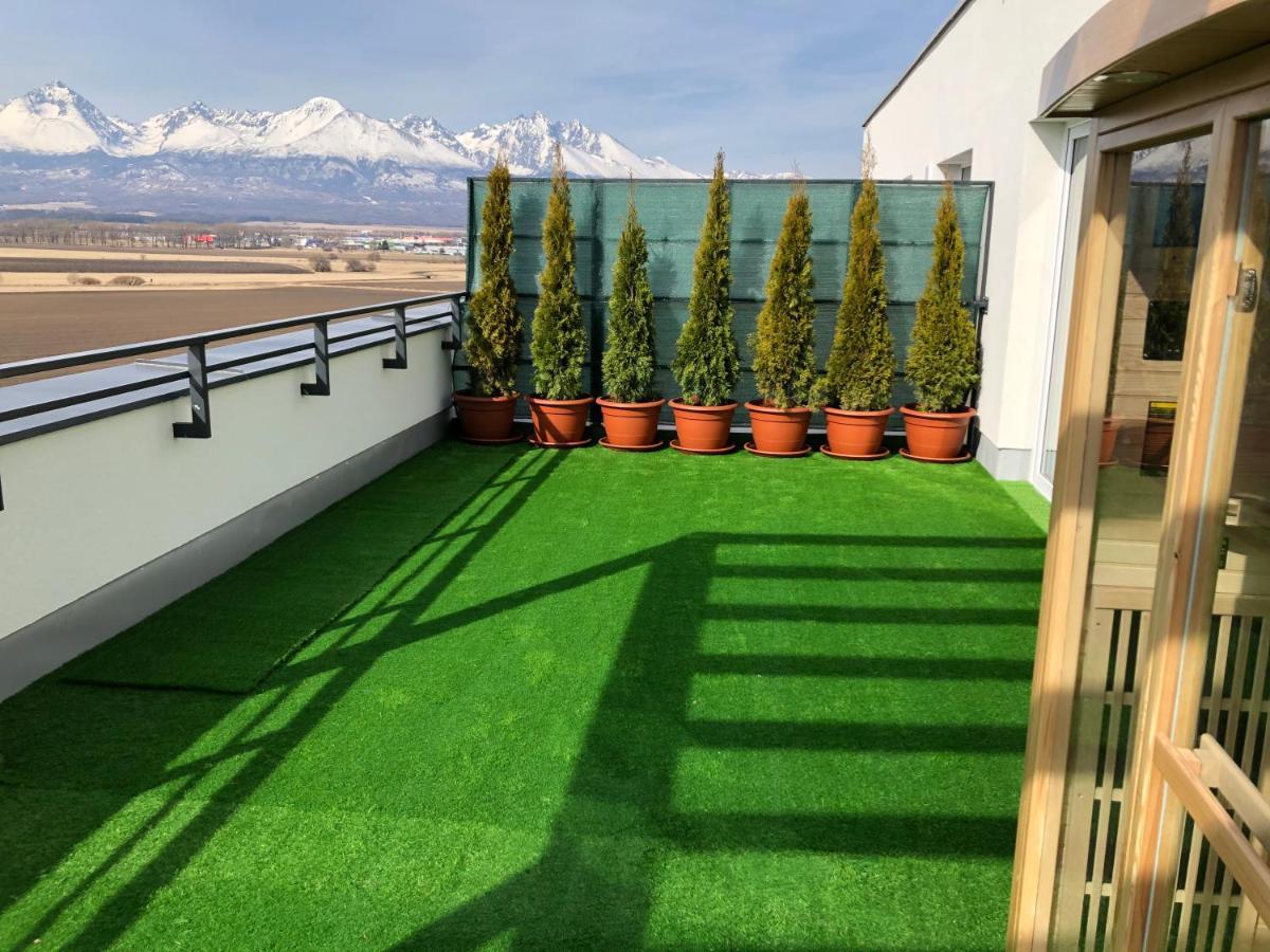Tatra Billetee Apartman S Luxusnym Vyhladom Na Vysoketatry A Sukromnym Wellness Попрад Екстер'єр фото