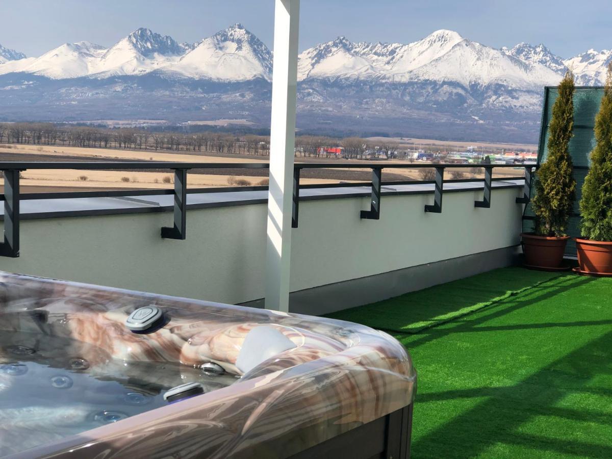 Tatra Billetee Apartman S Luxusnym Vyhladom Na Vysoketatry A Sukromnym Wellness Попрад Екстер'єр фото